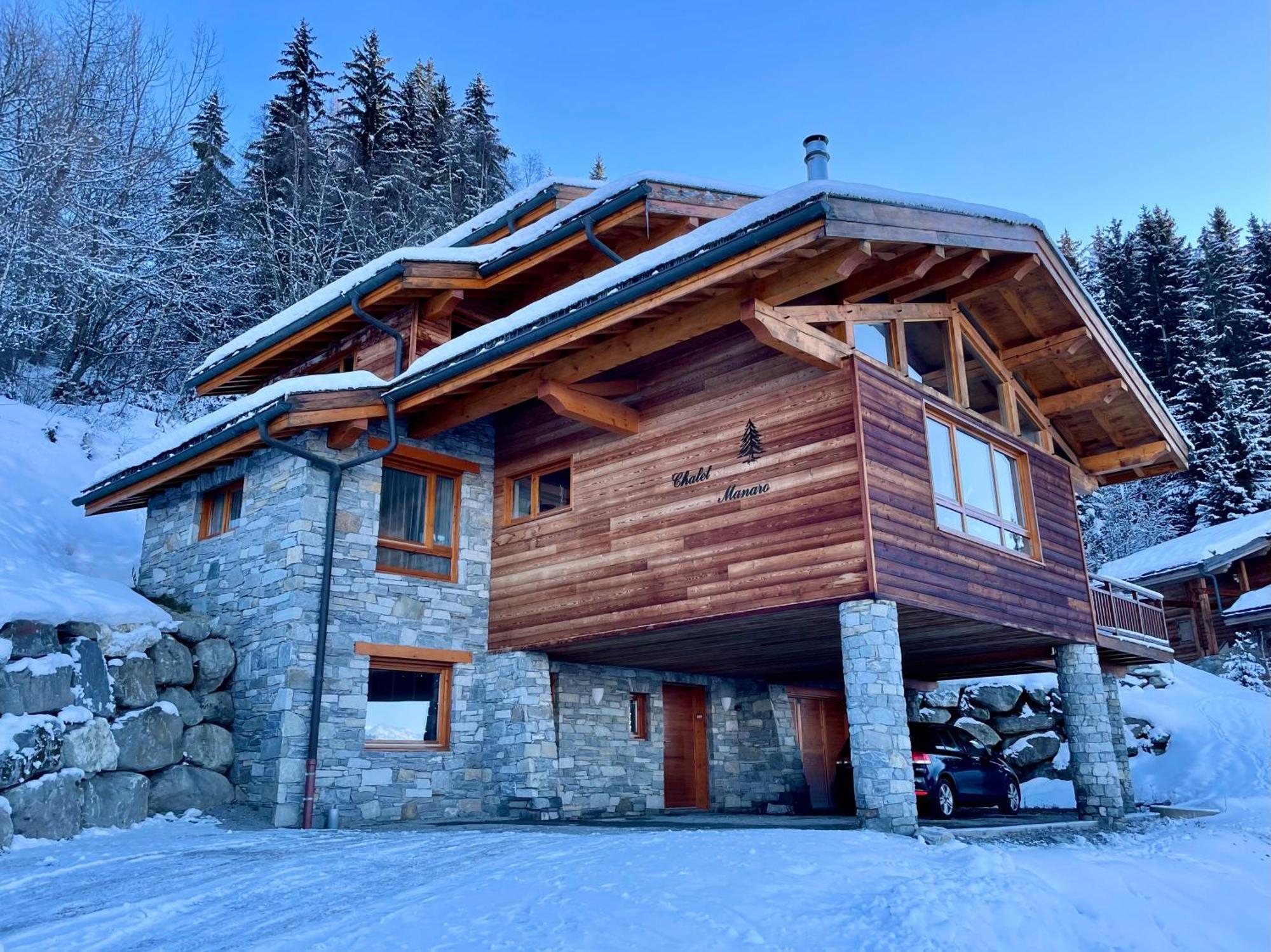 Arc 1800, Le Chalet Manaro Avec Sa Vue Panoramique Villa Bourg-Saint-Maurice Exterior photo